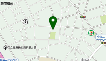 蕨市役所 福祉児童センターの地図画像