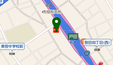 日石西戸田給油所の地図画像