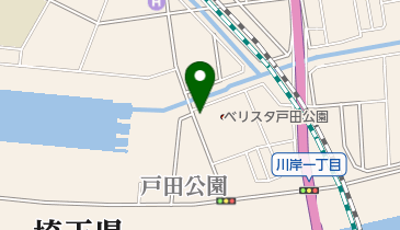 アライガラス店の地図画像
