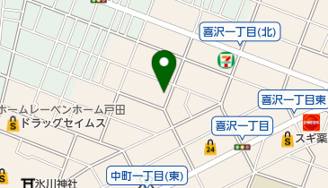 有限会社吉岡ガラスの地図画像