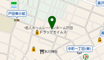 電化プラザ新本店の地図画像