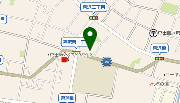 戸田市 喜沢南会館の地図画像