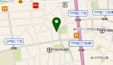 戸田市 元蕨会館の地図画像