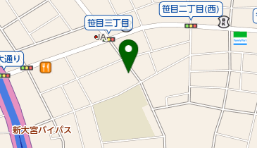 クリーニングコトブキハローの地図画像