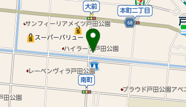 熊木精肉店の地図画像
