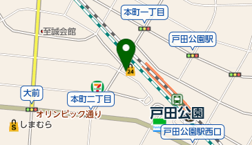 美容室ヴィヴィアンの地図画像