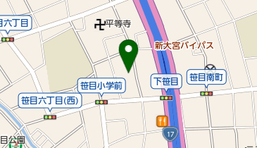 美容室ヴェィスの地図画像