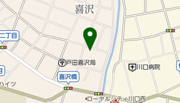 喜沢熱帯魚店の地図画像