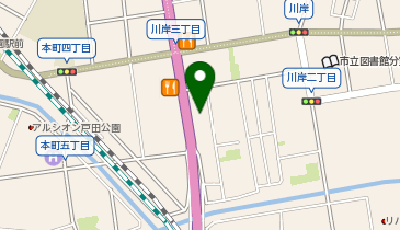 健晃湯の地図画像