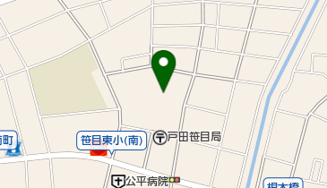 戸田市役所 西部浄水場の地図画像