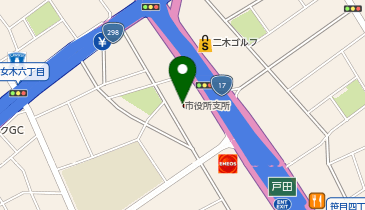 戸田市役所 美笹支所の地図画像