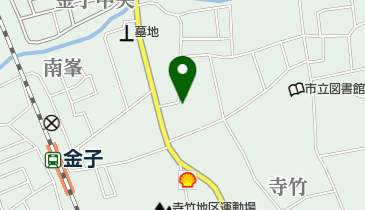 装道田中みどりきもの学院の地図画像