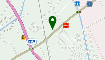 美容室ライフの地図画像