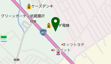 セガワールド入間の地図画像