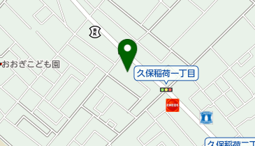 久保稲荷神社の地図画像