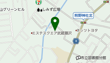 入間市 藤沢地区体育館の地図画像