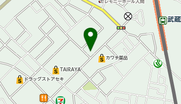 ヘアーデザインISONOの地図画像