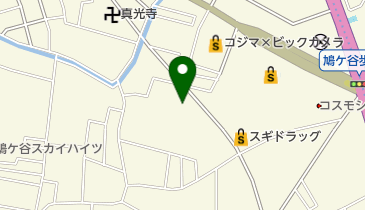 岩井ガラス店の地図画像
