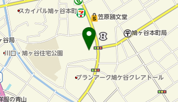 川鍋洋品店の地図画像