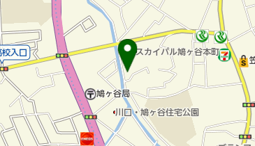 理容室かきぬまの地図画像