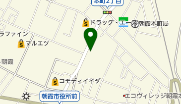 有限会社中央電化 朝霞店の地図画像