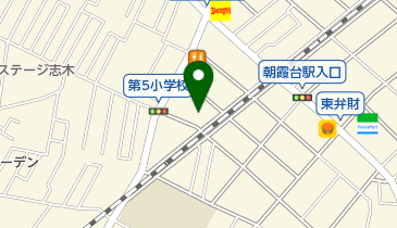朝霞市 弁財市民センターの地図画像