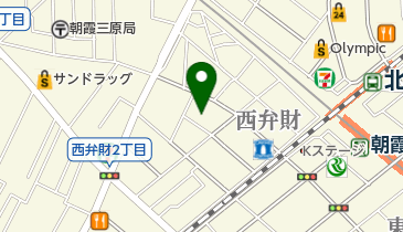 朝霞おやこ劇場の地図画像