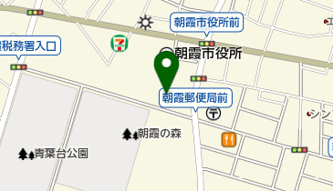 朝霞公共職業安定所の地図画像