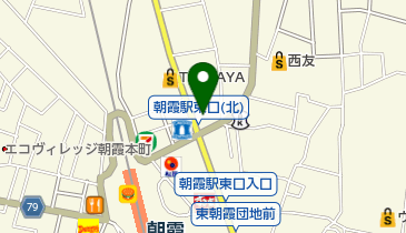 パブ渚の地図画像