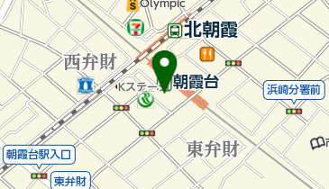 麻雀停車場の地図画像