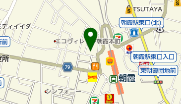 ヘアーサロンほそのの地図画像