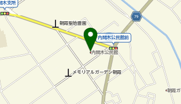 朝霞市役所 内間木公民館の地図画像