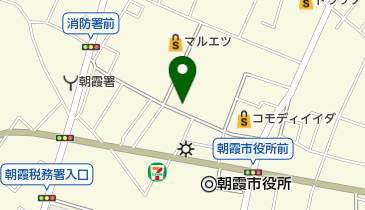 朝霞市役所 武道館の地図画像