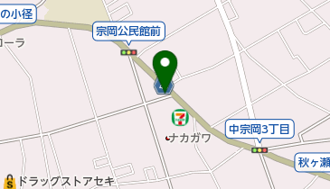 カドワキの地図画像