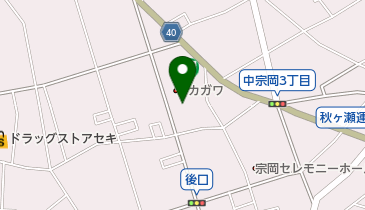 むさしや青果店の地図画像
