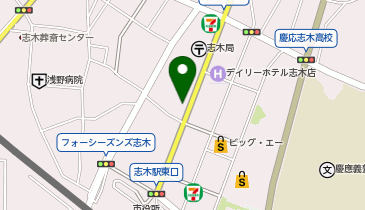 ブランシュ・ネージュ志木店の地図画像