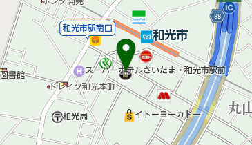 涌井ダンススクールの地図画像