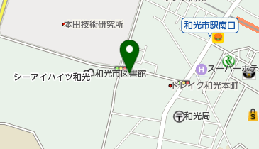サクライ楽器和光センターの地図画像