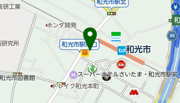 アドアーズ和光店の地図画像