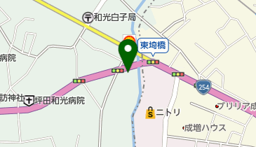 生駒硝子株式会社の地図画像