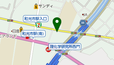 有限会社根本モータースの地図画像