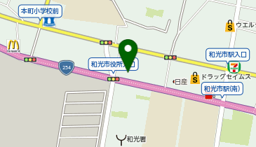 オニキス和光店の地図画像