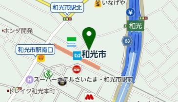 G-SHOP和光店の地図画像