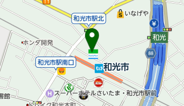 スーパーヘアーJ1の地図画像