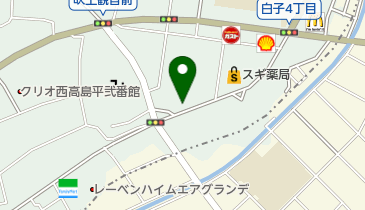 まい美容室の地図画像