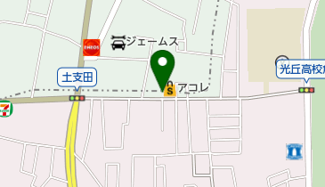 ビューティーサロンモードの地図画像