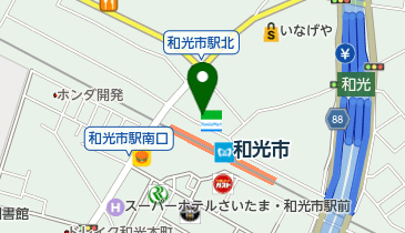 株式会社エイブル和光市店の地図画像
