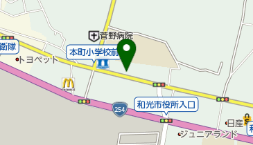 本橋次郎不動産の地図画像