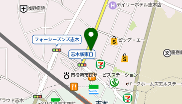 餃子のホーマイの地図画像