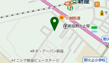 清洗舎クリーニングの地図画像